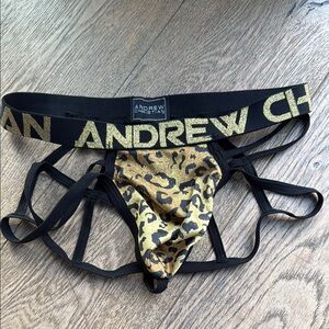 Andrew Christian Men's Leopard Print Jockstrap
